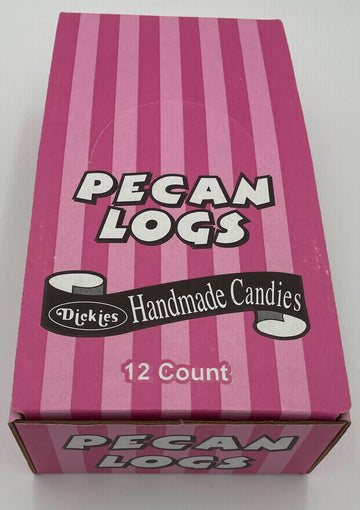 Dickies Pecan Log Roll - Individually Wrapped, 2 oz Each, 12 Pack