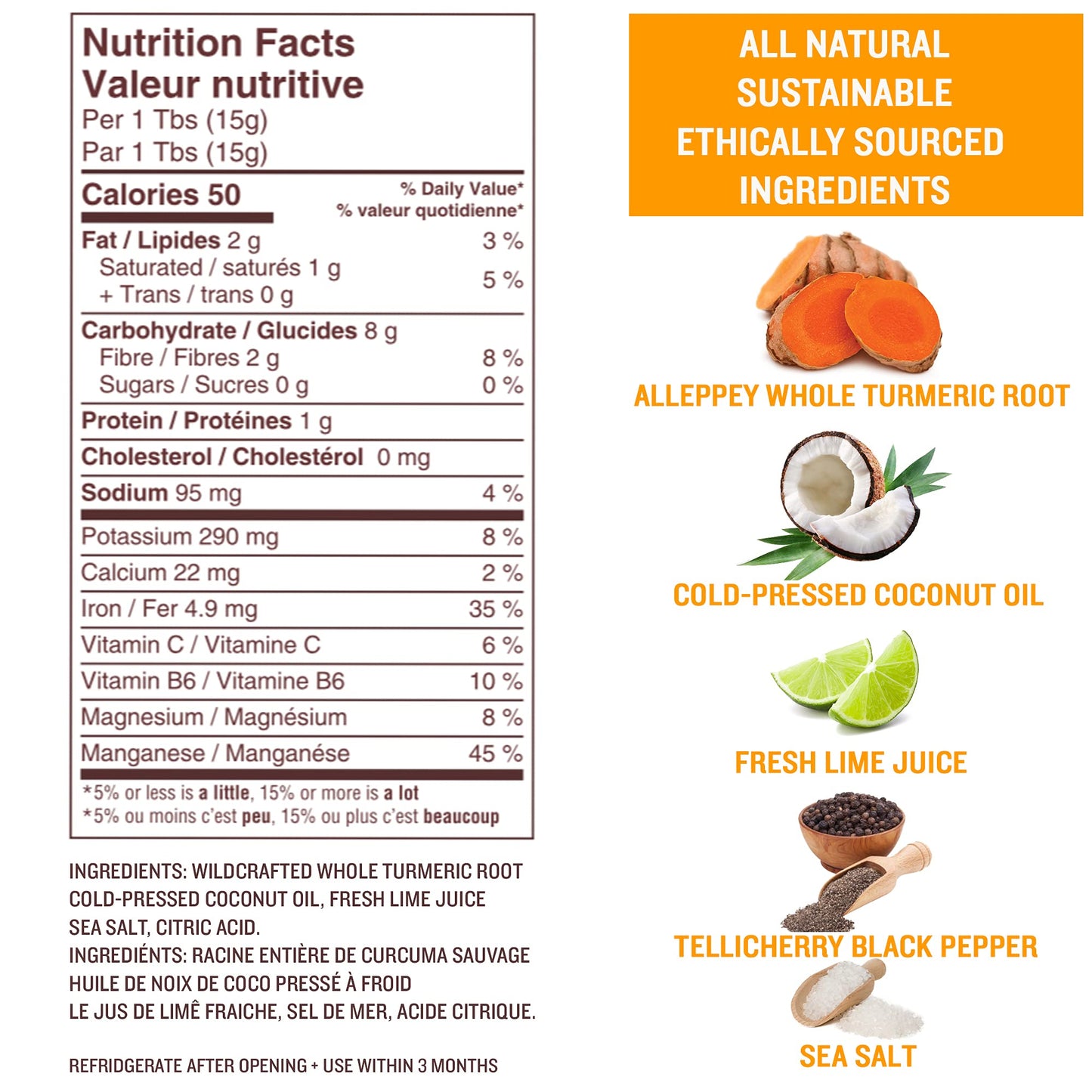 Truly Turmeric Whole Root Turmeric Paste, Non-GMO, Vegan, 8oz (235g)