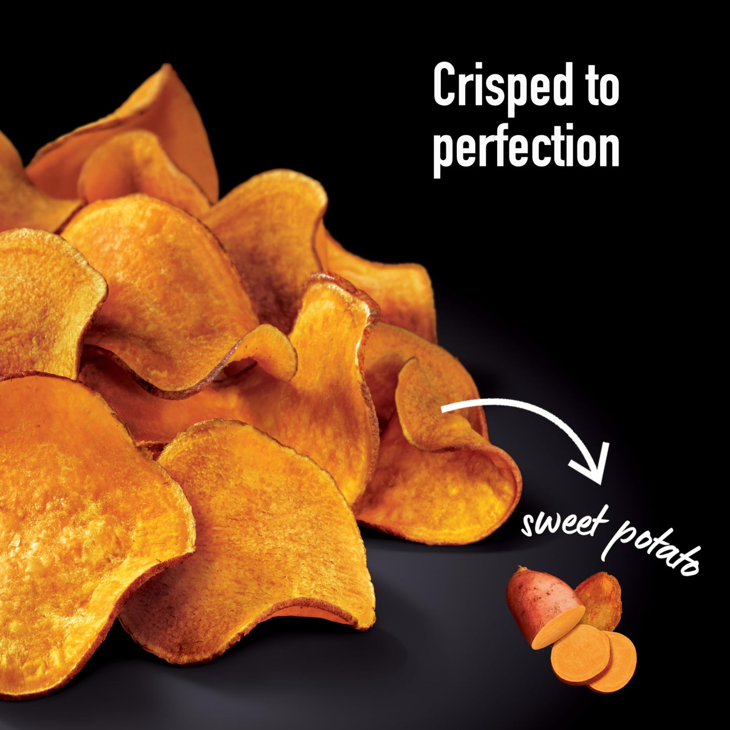 Terra Vegetable Chips, Sweet Potato Chips, No Salt Added, 5 Oz (Pack of 12)