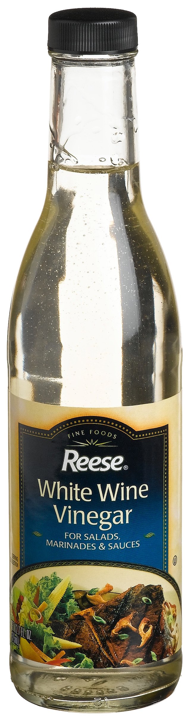 Reeses White Wine Vinegar, Pack of 6, 13-Ounce Bottles, Ideal for Dressings and Marinades