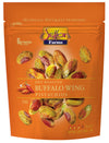 Buffalo Wing Seasoned Shelled PIstachios Kernels - No Shells Dry Roasted No Shell Pistachios, Dry Roasted, Non-GMO Project Verif