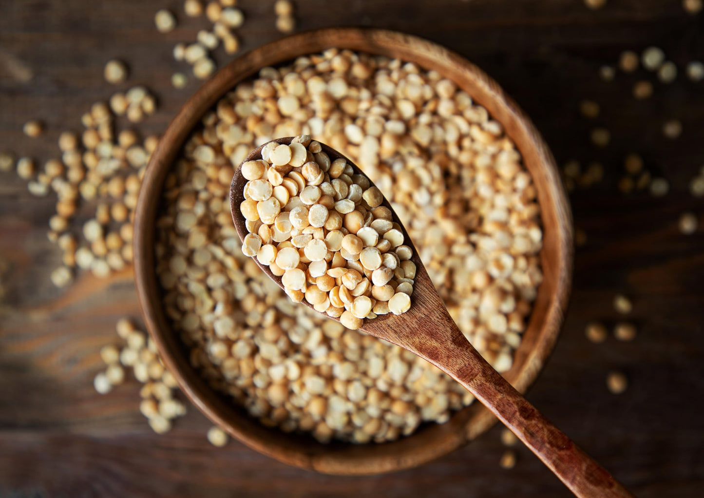 Food to Live Organic Split Yellow Peas, 24 Pounds - Dry Non-GMO Pulses. Legumes in Bulk. Good Source of Protein and Fiber. Easy