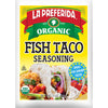 La Preferida Mexican Foods, Organic Fish Taco Seasoning, No MSG or Artificial Preservatives, 1 OZ (Pack of 6)