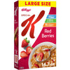 Kelloggs Special K Red Berries Breakfast Cereal Good Source of Fiber Large Size 14.7 oz