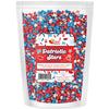 Memorial Day Sprinkles - Patriotic Star Sprinkles 10 Ounce - Fourth Of July - Red White And Blue Sprinkles For Cake Decorating