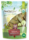 Food to Live - Organic Whole Indian Bay Leaves, 1 Ounce - Non-GMO, Dried, Kosher, Vegan, Bulk, Great for Cooking, Spicing and Se