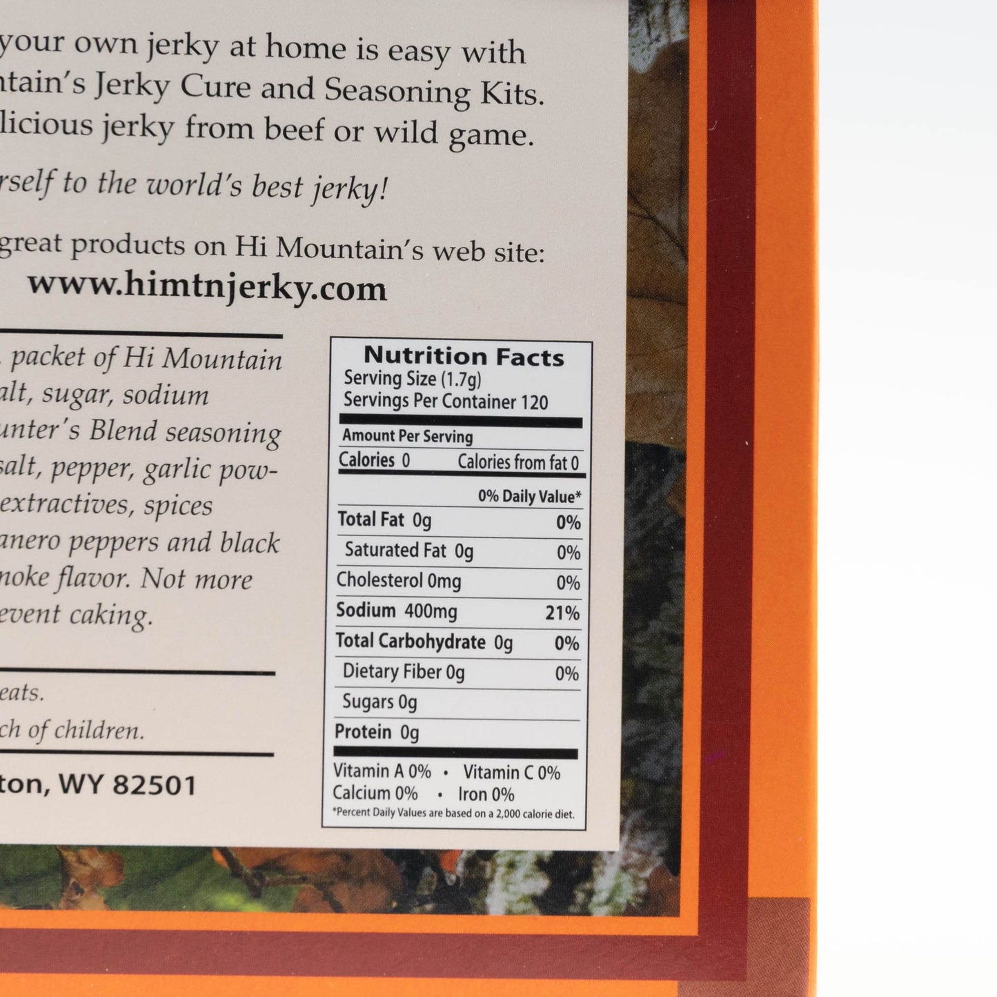 Hi Mountain Jerky Seasoning And Cure Kit | Hunters Blend | Create Savory Homemade Beef Jerky | Great For Beef, Deer, Elk, & Venison | Mix Will Season Up To 15Lbs. Of Meat (1 Box)