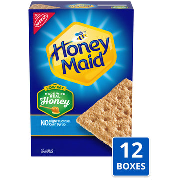 Honey Maid Low Fat Graham Crackers, 12 - 14.4 Oz Boxes