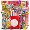 OTSUMAMI TOKYO, Original Japanese Snacks Giftee Bag, Full of Dagashi, Candy, Gummy, Marshmallows, Chips, Bubblegum, weird food J