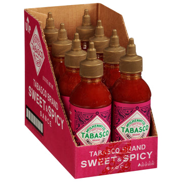 Tabasco Sweet & Spicy Sauce, Kosher, Gluten Free & Non-Gmo, 11 Ounce (Pack Of 8)