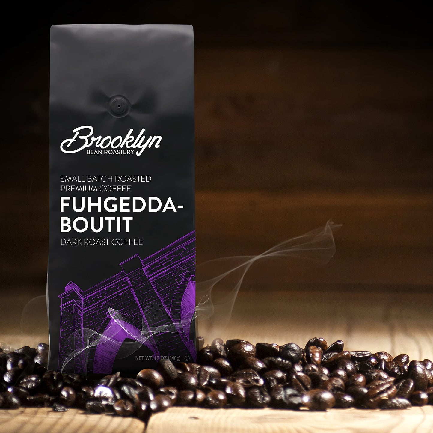 Brooklyn Beans Bagged Ground Coffee Variety Pack Light Medium Dark Roast And Flavored Assorted Gift Sampler 12 Oz Pack , 72 Ounc