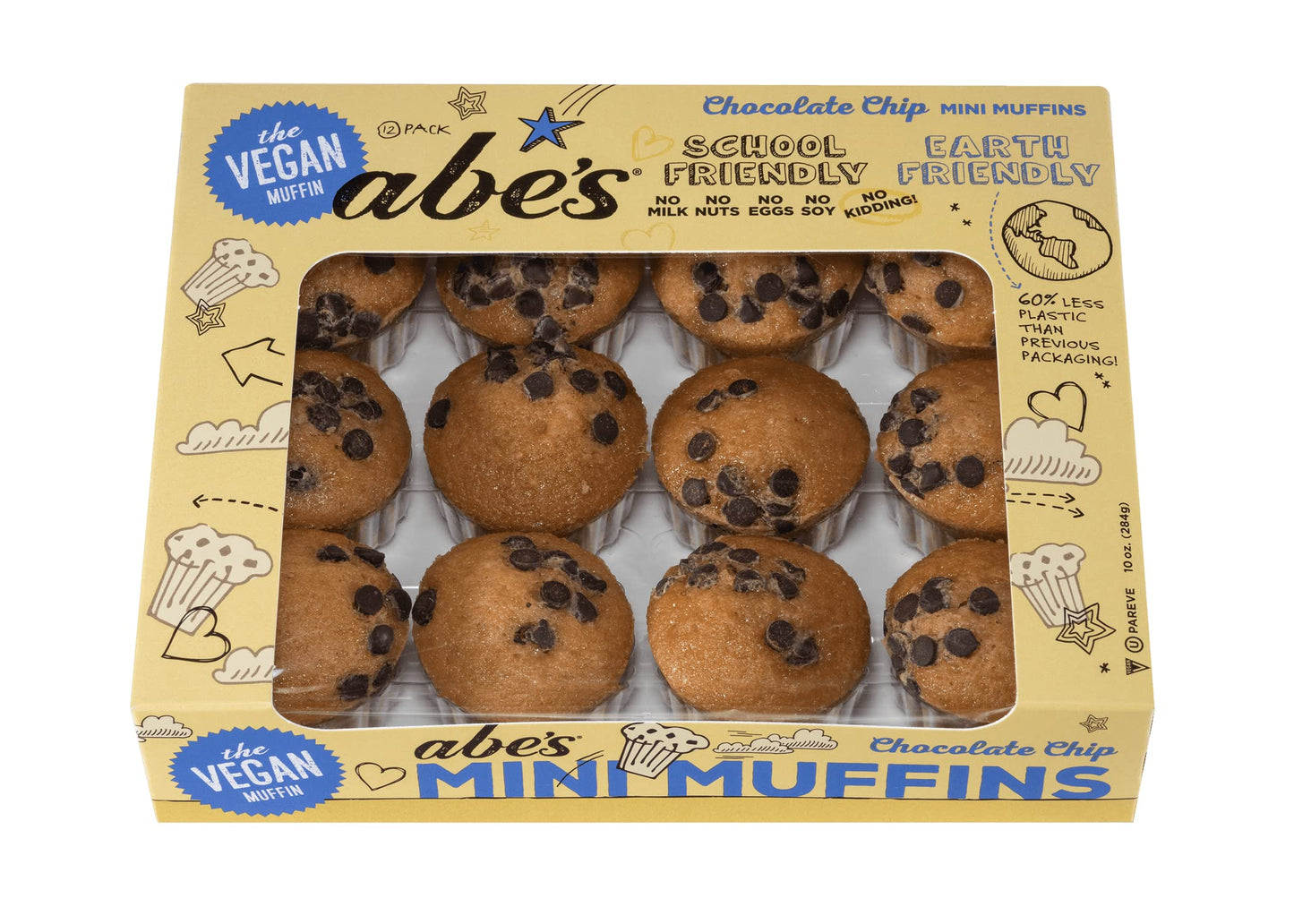 Abes, Chocolate Chip Mini Muffins (FROZEN EACHES)