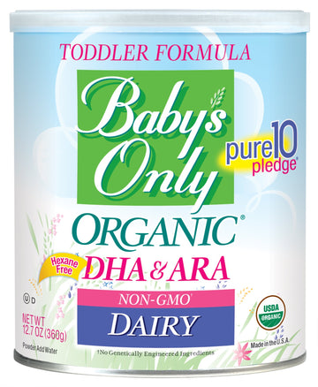 Baby'S Only Organic Dairy With Dha & Ara Formula, 12.7 Ounce