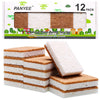 Natural Sponge Kitchen 12Pack,Eco Friendly Non-Scratch Scrub Sponge,Biodegradable Sisal Scrubber With Compostable Kitchen Sponge