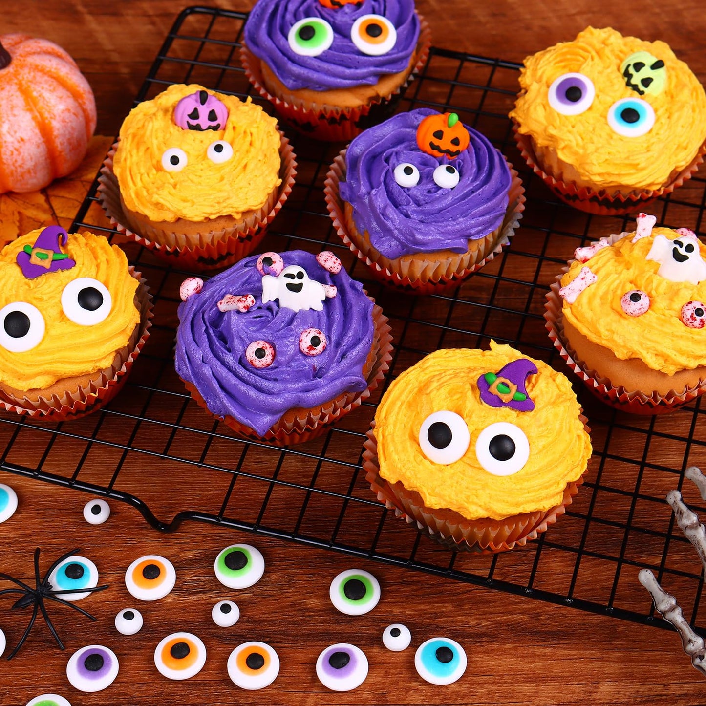 Bloody Eyeball Sprinkles For Cake Decorations Red Dog Bones Sprinkles Edible Candy Eyeball For Cupcake Topper Ice Cream Candy Co