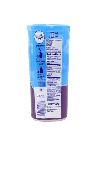 Crystal Light Concord Grape, 12-Quart 2.01-Ounce Canister (Pack Of 6)