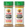Flavor God Classic Combo Pack Of 2 Super Garlic Bros Edition Garlic Lovers, Lemon, Herb, Seasoning Gift Set, Natural Healthy Spi
