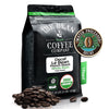 The Bean Organic Coffee Company Water Processed Decaf Le Bean, Dark French Roast, Whole Bean Coffee, 16-Ounce Bag