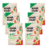 Snak Club Tajin Gummy Bears, Assorted Fruit Candy Gummies with Chili and Lime Seasoning, Mild, Gluten-Free and Vegan Snacks, 4 o