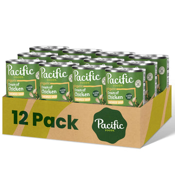 Pacific Foods Organic Cream Of Chicken Condensed Soup, 10.5Oz (Pack Of 12)