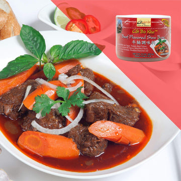 Cot Bo Kho Beef Flavored Stew Base, 10oz - Authentic Quoc Viet Foods Cooking Essential