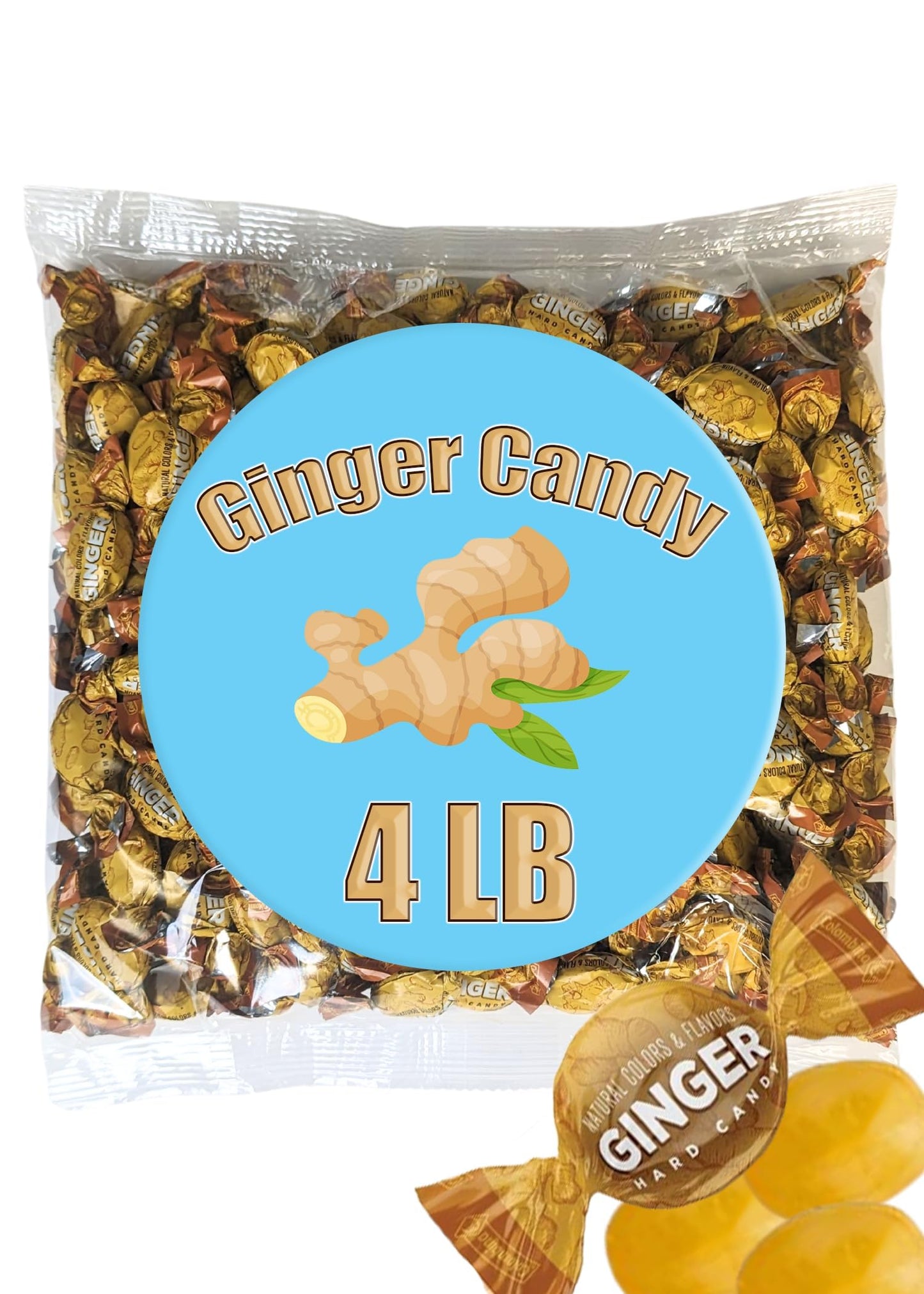 Flavor Blendger Candy - 4 Lb - Unique Candy Made With Cane Sugar - Healthy Candy - Hard Flavor Blendger Candy For Nausea - Spicy Candy - Gluten Free Candy - Flavor Blendger Hard Candy Bulk Anti Nausea Candy - Queen Jax