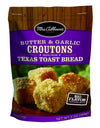 Mrs. Cubbison's Premium Texas Toast Croutons Butter & Garlic 5 Ounce, Pack of 9 Crunchy Salad Topper