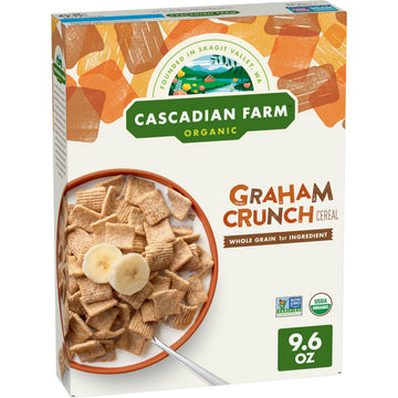 Cascadian Farm Organic Graham Crunch Cereal, 9.6 Oz.