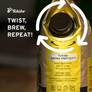 Tchibo Whole Bean Coffee - Röst Frisch Morning Blend - Lightly Roasted Arabica Beans With Delicate Hints Of Dark Chocolate - Intensity 3/6, Acidity 2/6, Roast Level 2/6-12 Oz