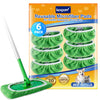 Keepow Reusable Wet Pads Refills Compatible With Swiffer Sweeper Mop, Dry Sweeping Cloths, Microfiber Wet Mopping Cloths For Har