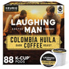 Laughing Man Columbia Huila, Single-Serve Keurig K-Cup Pods, Dark Roast Coffee, 88 Count