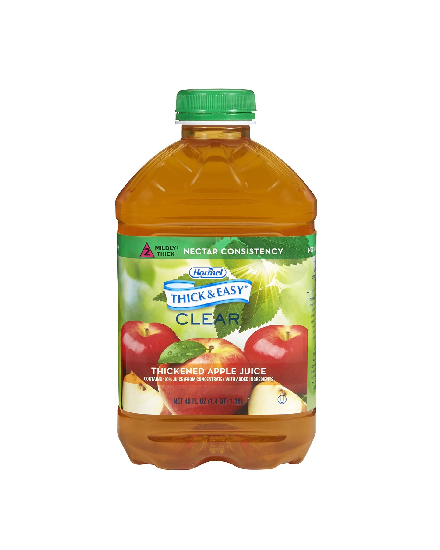 Thick & Easy Clear Thickened Apple Juice, Nectar Consistency, 46 Ounce (Pack Of 6)