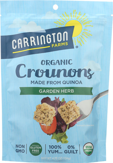 Carrington Farms Organic Garden Herb Crounons, 4.75 Oz