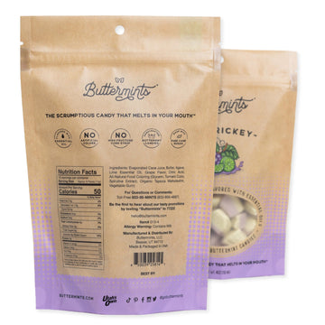 Buttermints Lime Rickey Butter Mints, Gluten-Free Candy, 1 Pack