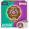 The Original Donut Shop Duos White Chocolate + Vanilla, Keurig Single Serve K-Cup Pods, 60 Count (6 Packs Of 10)