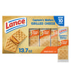 Lance Sandwich Crackers, Captains Wafer Grilled Cheese, 10 Individual Packs, 6 Sandwiches Each