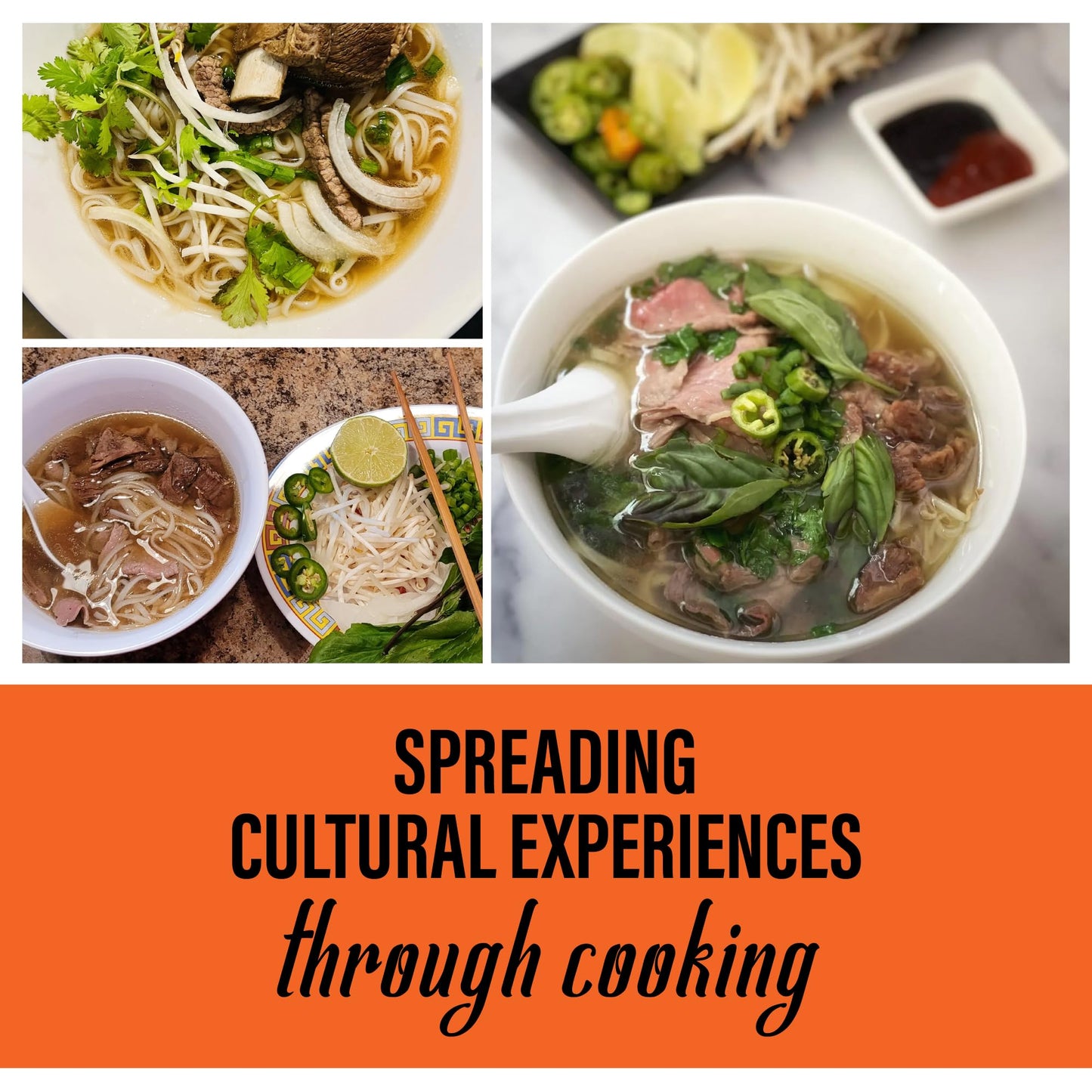 Get Cultured Box Diy Beef Pho Kit (Ph? B), Make Authentic Vietnamese Beef Noodle Soup Broth, Includes Herb Bag, Rice Noodles, 1