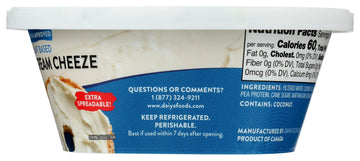 Daiya, Plain Cream Cheese Style Spread, 8 oz