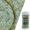 Edible Blue & White & Super Gold Pearl Sugar Sprinkles Candy 2mm Mini Pearls Cake Decorations Cupcake Toppers Cookie Decorating