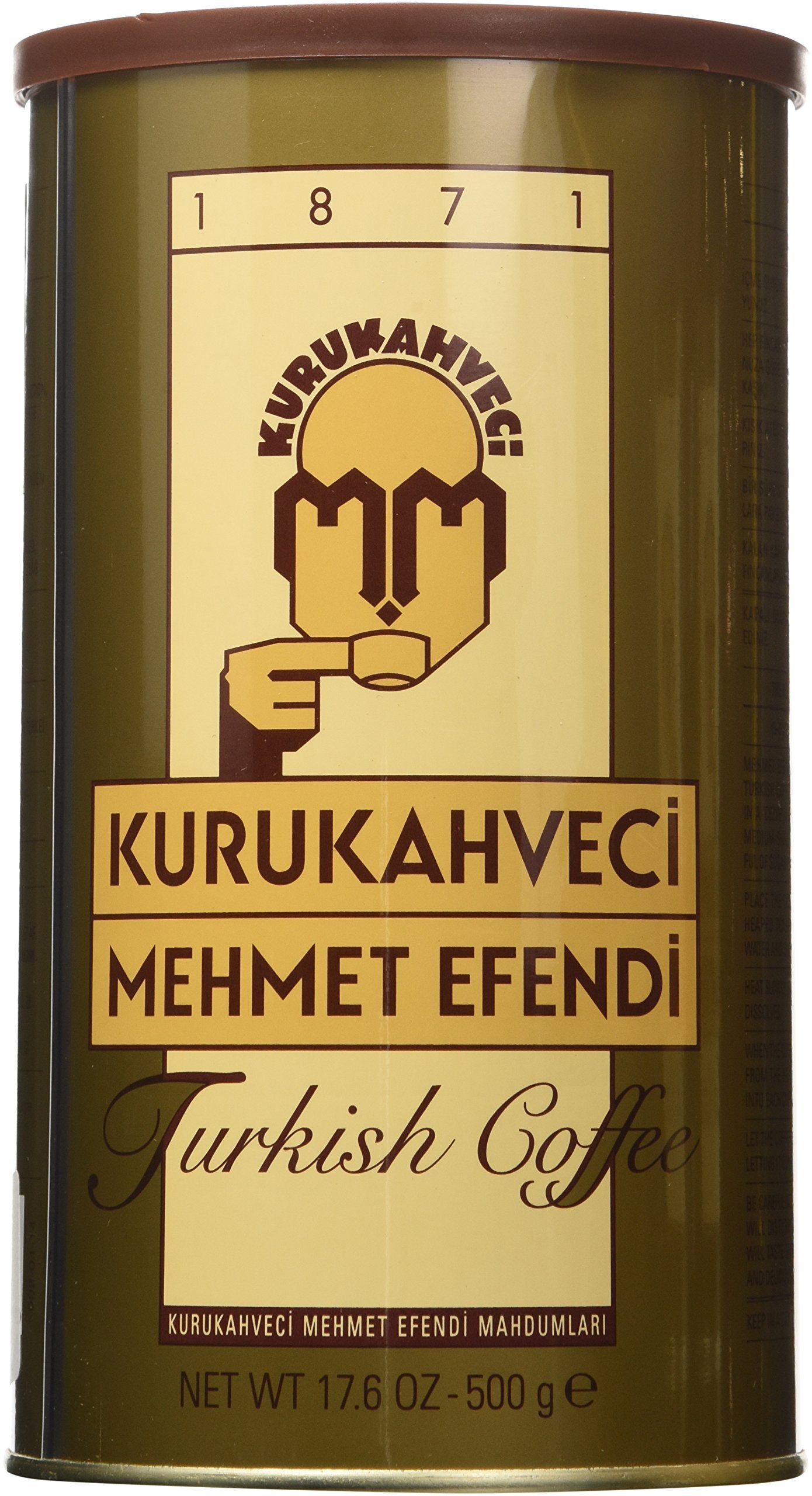 Kurukahveci Mehmet Efendi Turkish Coffee 3 Pack (3 X 500Gr)
