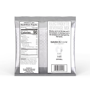 Sqwincher Powder Pack | Cool Citrus Flavored | Low Calorie | Low Sodium | Electrolyte Replenishment Hydration Drink Mix | Just A