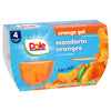 Dole Fruit Bowls Mandarins in Orange Flavored Gel Snacks, 4.3oz 4 Total Cups, Gluten & Dairy Free, Bulk Lunch Snacks for Kids &