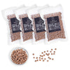 LOCCA Premium Boba Pearls Tapioca Balls for Bubble Tea - 4 Bags (56oz) - No Straw
