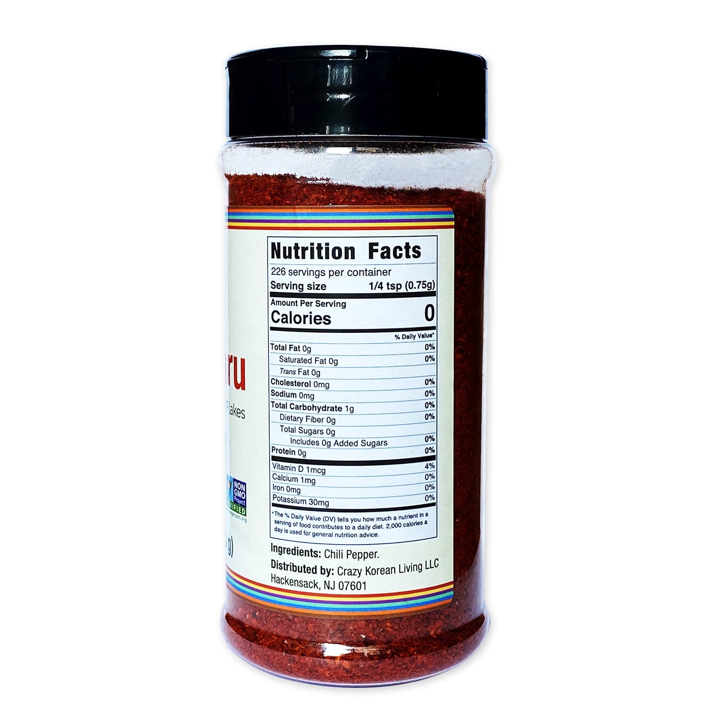 Crazy Korean Cooking Gochugaru Korean Red Pepper Flakes, Non-GMO, Gluten Free, Kosher, Coarse Grind, 6 OZ