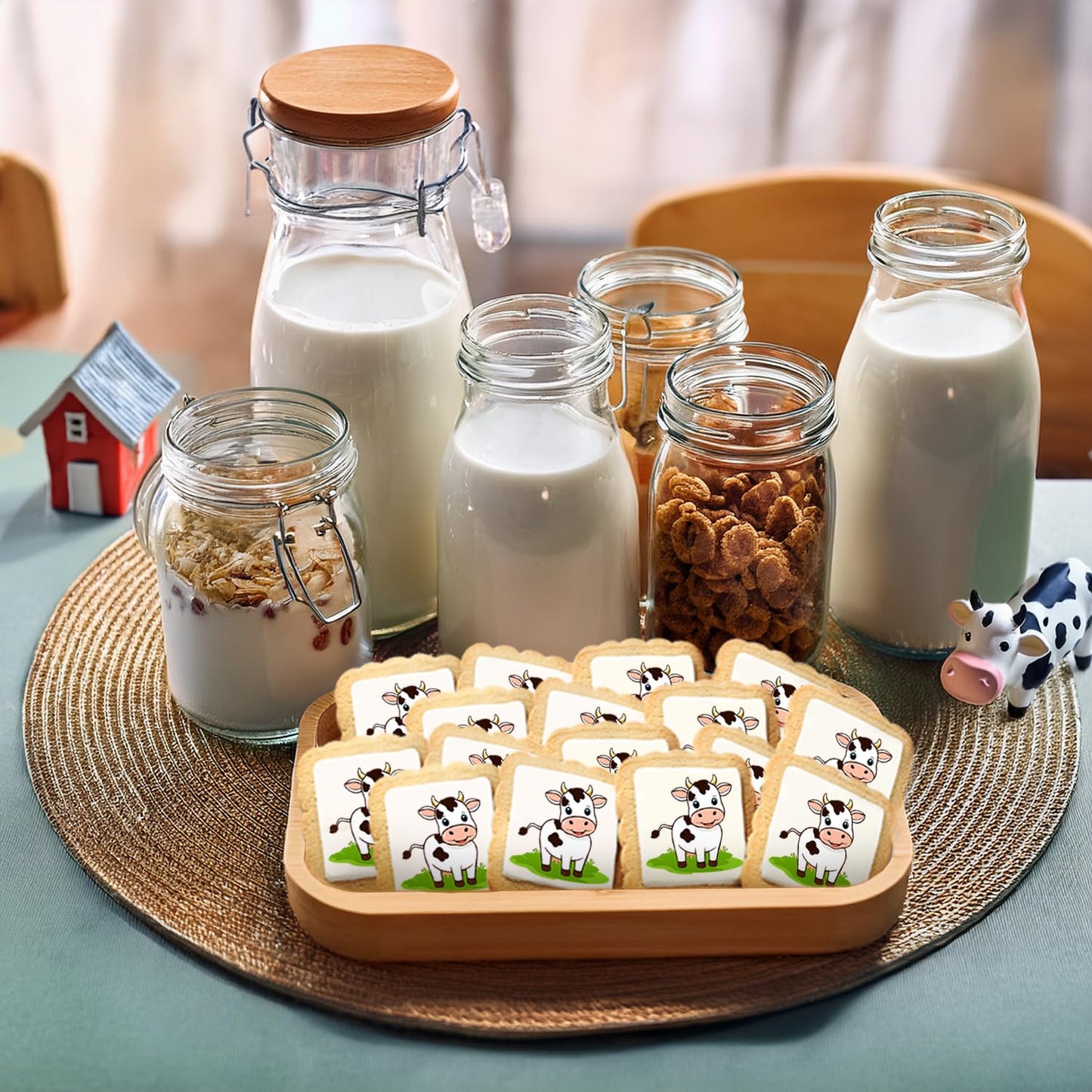Cow Cookies 24 Pack | Birthday Party | Peanut & Nut Free Individually Wrapped