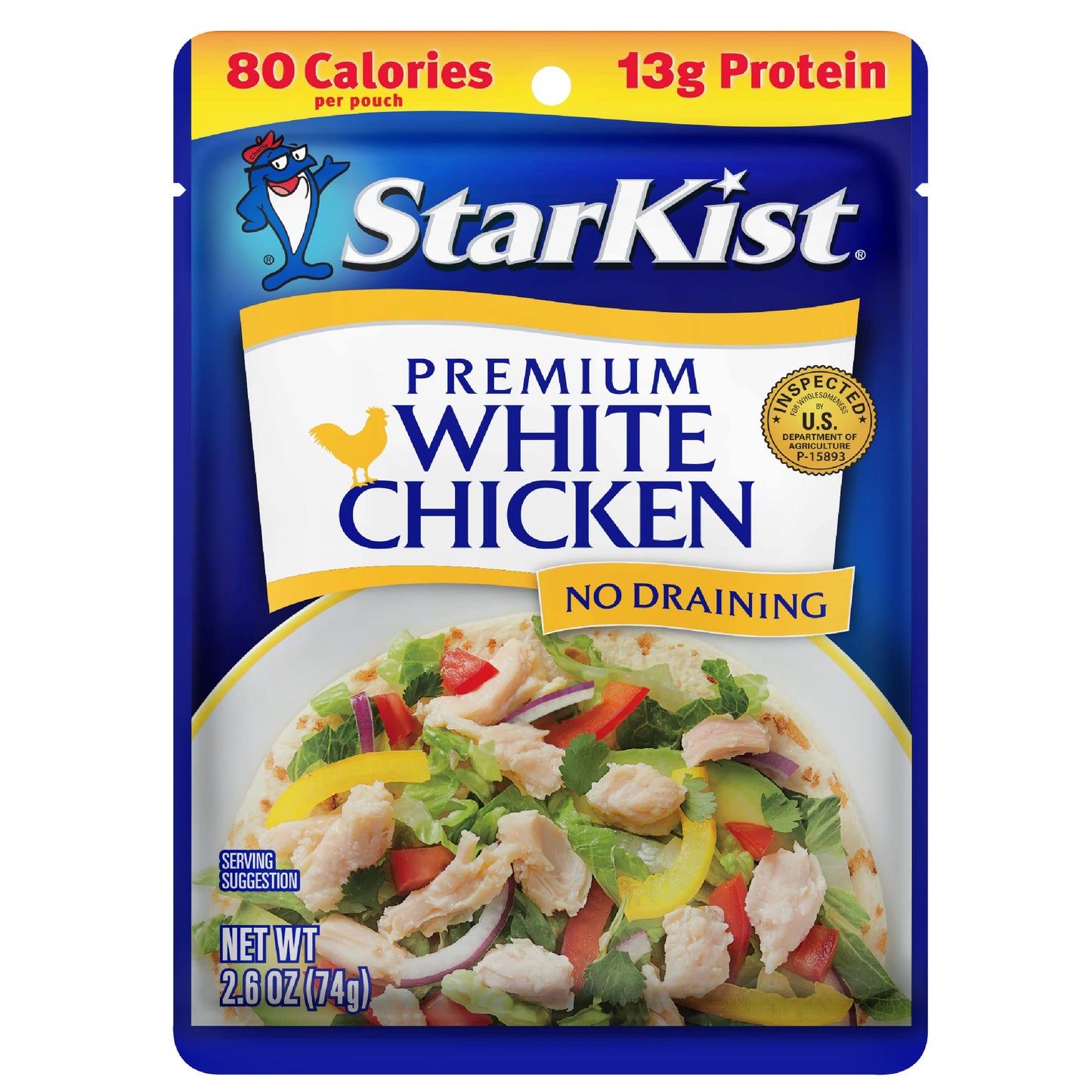 Starkist Premium White Chicken - 2.6 Oz Pouch (Pack Of 1)