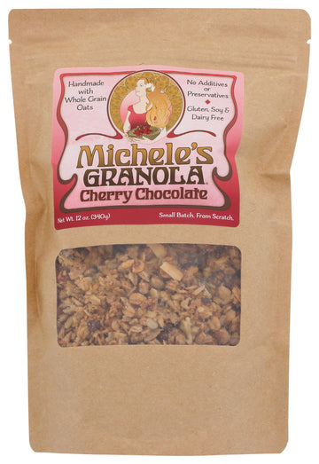 MicheleS Granola, Chocolate Cherry Granola, 12 Oz