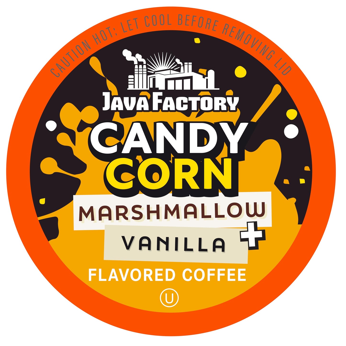Java Factory Flavored Coffee Pods Candy Corn Compatible With K Cup Beverage Makers Including 2.0 40 Count