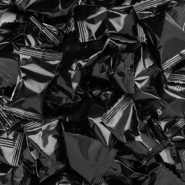 Candy Envy - Black Wrapped Buttermints - 13 oz. Bag - 100 Individually Wrapped Candy Mints