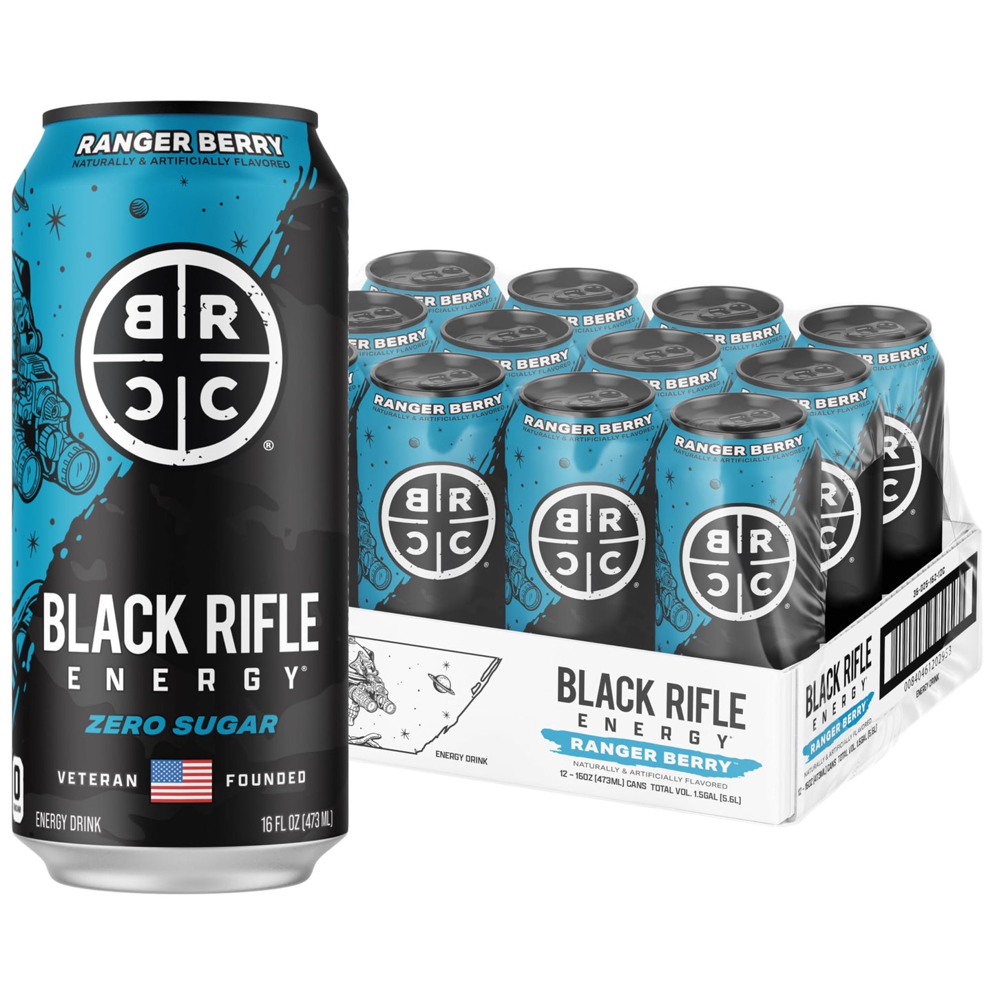 Black Rifle Coffee Company Ranger Berry Coffee, 16 oz, 12 Count